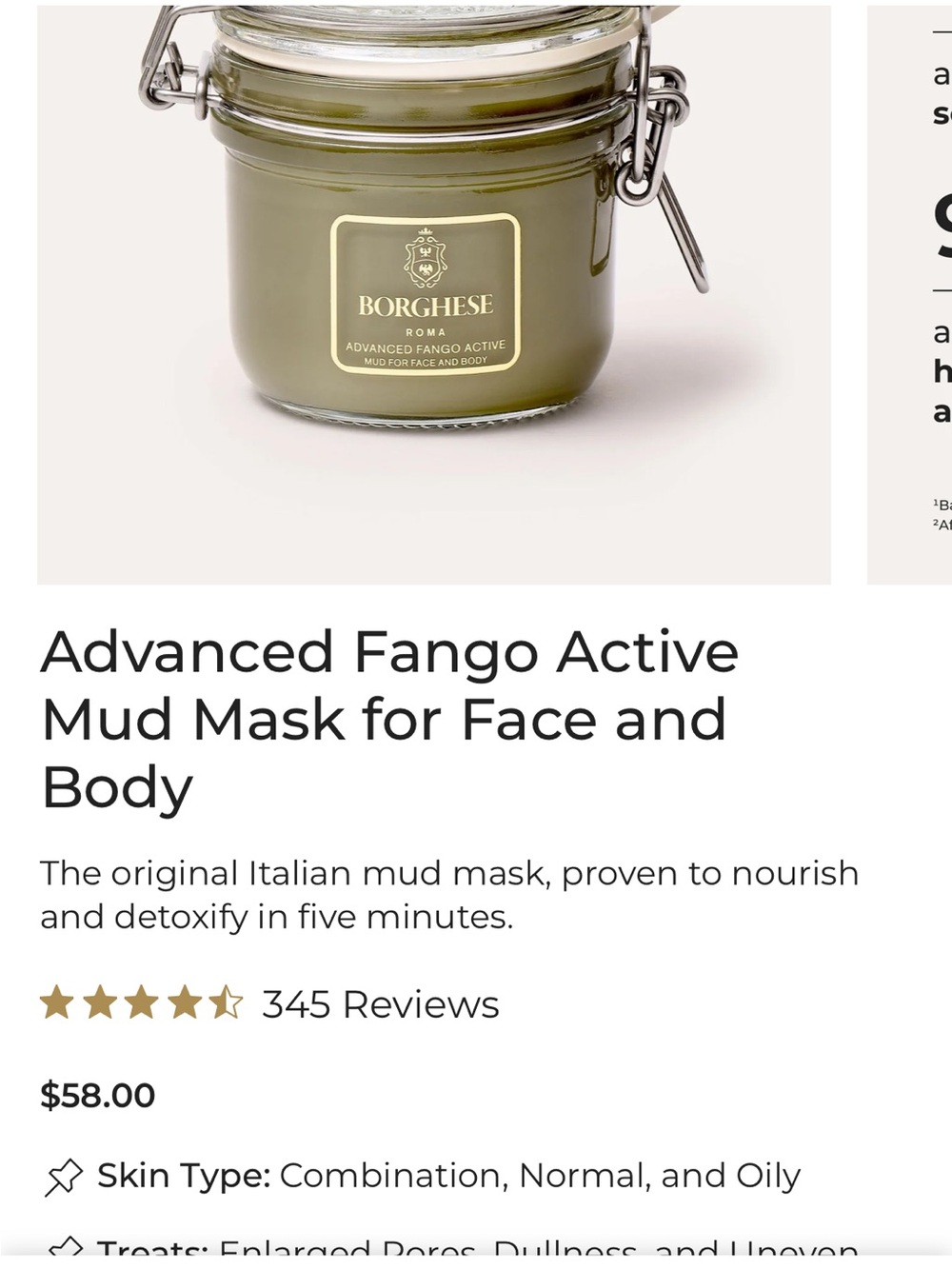 Borghese Fango Active Mud for Face & Body - Orange - Picture 10 of 10